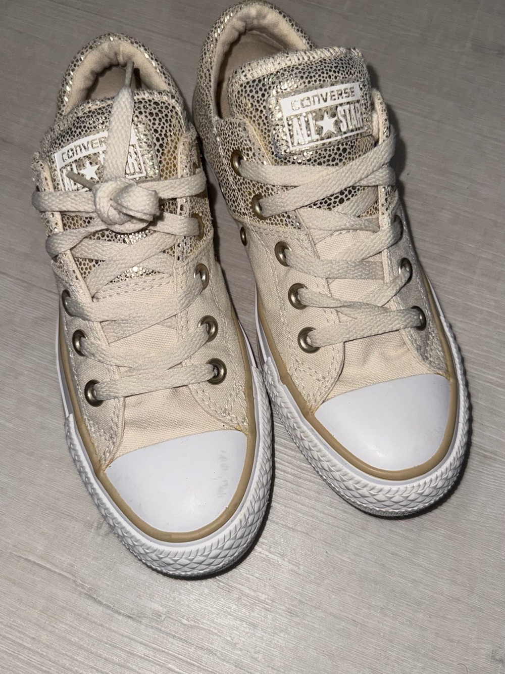 Converse 5.5 cream and gold - Picture 2 of 8